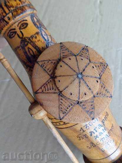 Auction  Wooden souvenir soldier for a bottle, wooden by jubilee