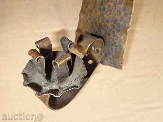 Old bronze wall candle, decor, candelabra - 7 Old bronze wall candle, decor, candelabra - 7