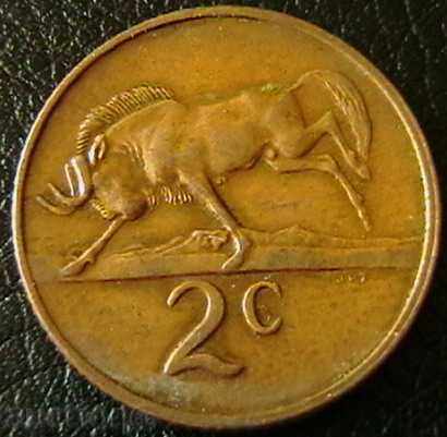 2 cents 1973, South Africa