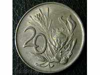 20 σεντς το 1987, Νότια Αφρική