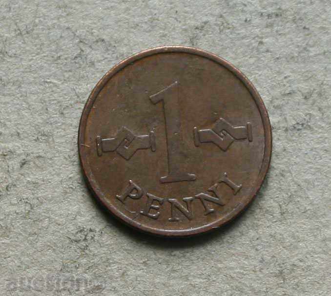 1 penny 1967 Finland