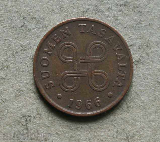 1 пения 1966  Финландия с цена € 0.20 | 0.39 лв.