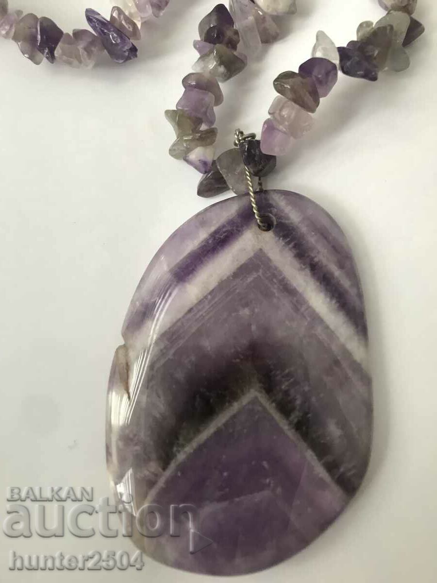 Necklace, necklace, amethyst necklace 85 cm with price 34.95 BGN | € 17.87