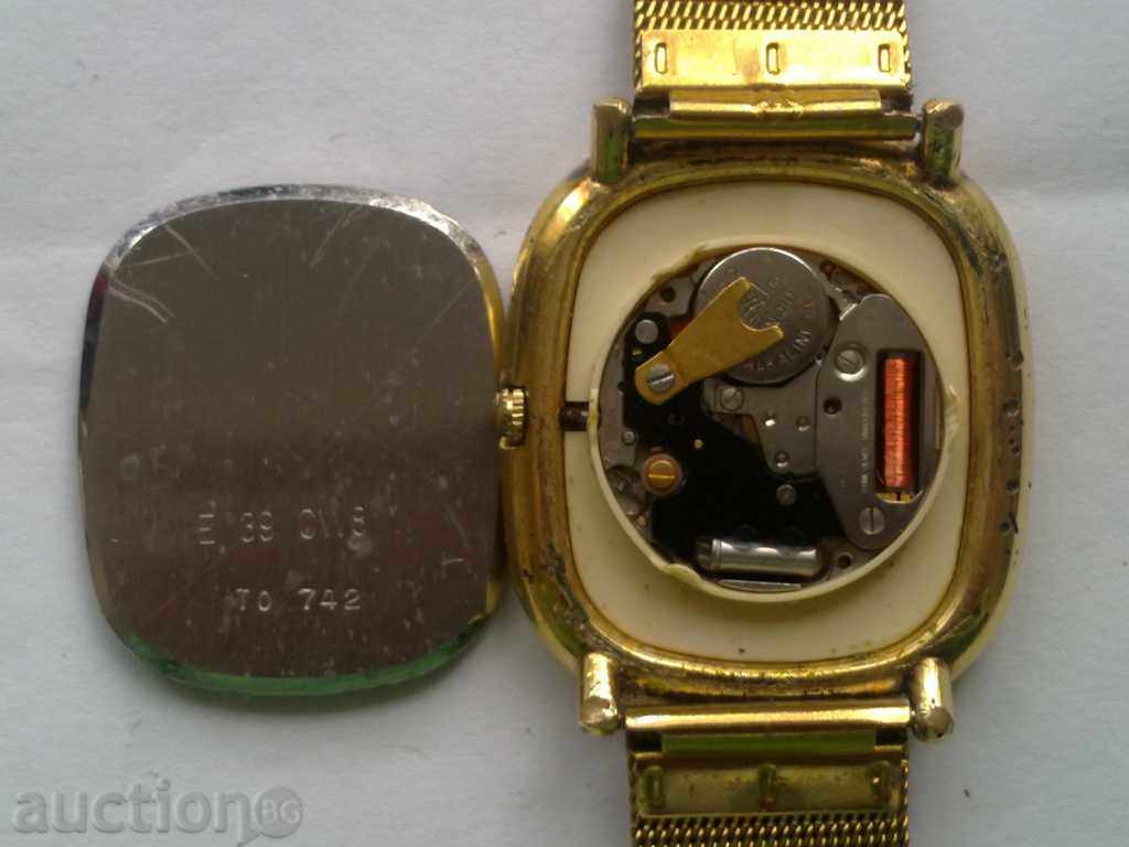 Auction Clock complete gilded Weber Peclet Auction Clock complete gilded Weber Peclet