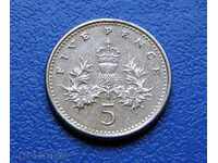 Great Britain 5 pence (5 Pence) 1990