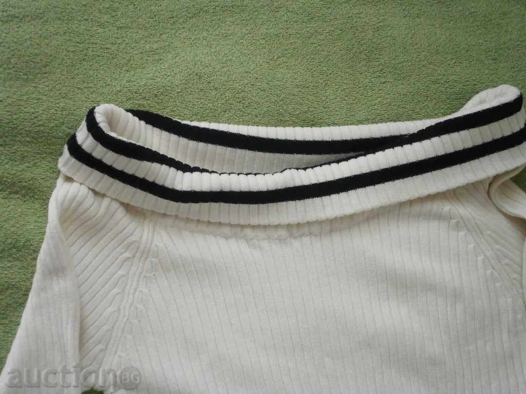 Доставка на Машинно плетена бяла блуза T A L L Y W E I J L, нова, разме Доставка на Машинно плетена бяла блуза T A L L Y W E I J L, нова, разме