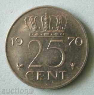 25 cents 1970 The Netherlands
