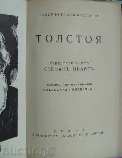 Tolstoy - The Tolstoy's Immortal Thoughts - Stefan Zweig