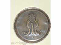 Γερμανία 1 pfennig 1858. σε
