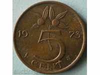 Холандия 5 цента 1973г.