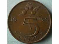 Olanda 5 cenți 1976