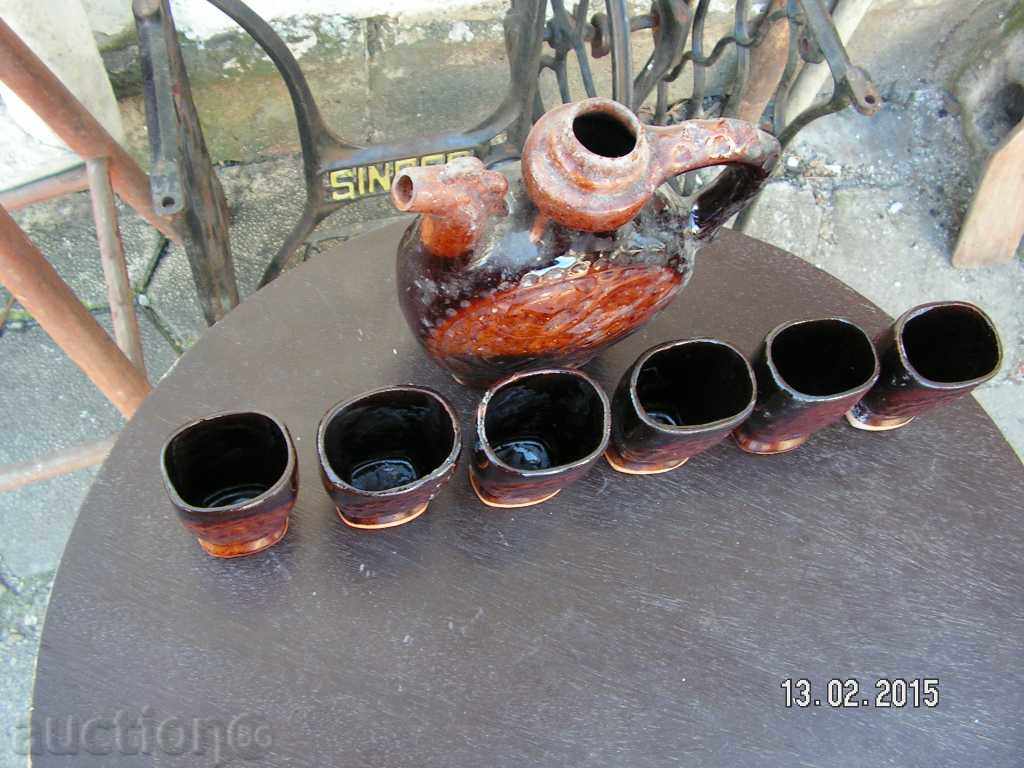 Auction 4840. STATE BETWEEN SERVICE GLASSED CERAMICS Auction 4840. STATE BETWEEN SERVICE GLASSED CERAMICS