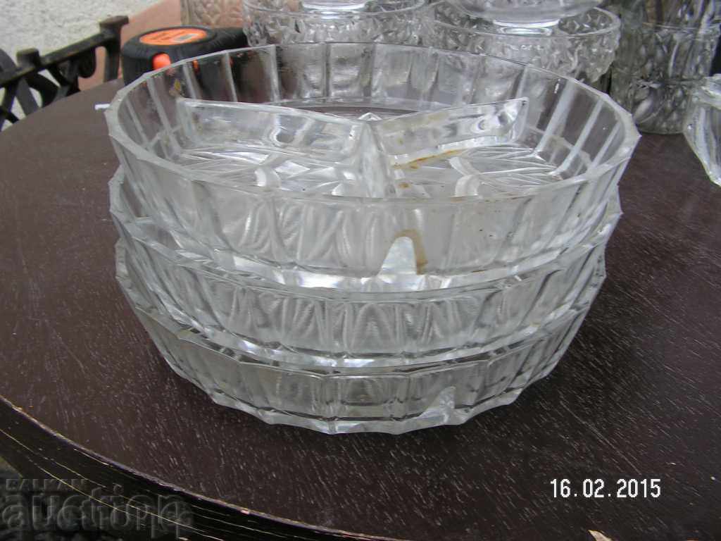 4847. STAR SERVICE POCKETS TROYKA MASSIVE GLASS - 6 4847. STAR SERVICE POCKETS TROYKA MASSIVE GLASS - 6