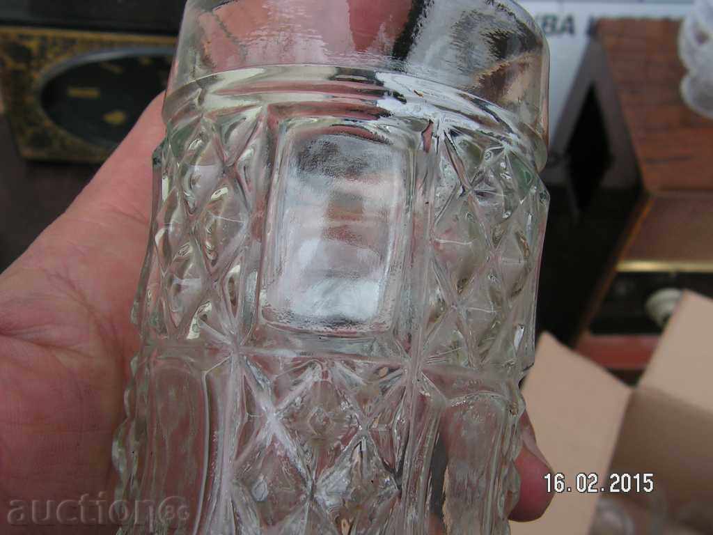 4849. STAR SERVICE POWDER MASSIVE GLASS - 6 4849. STAR SERVICE POWDER MASSIVE GLASS - 6