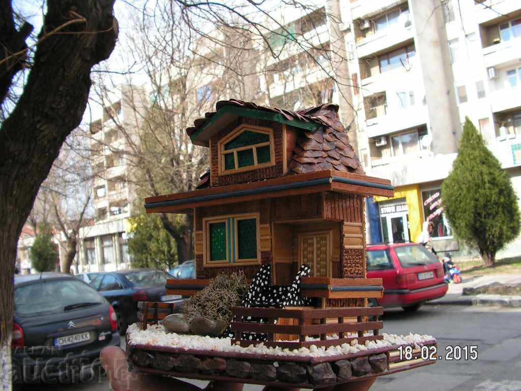 4857. BEAUTIFUL WOODEN HOUSE MODEL FULLY MANUFACTURING EES - 5