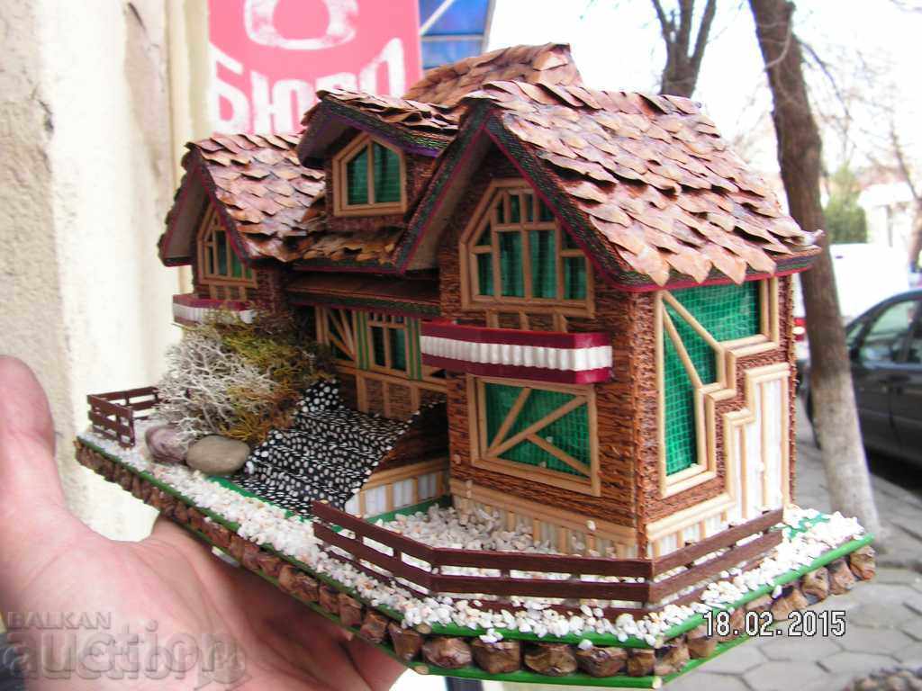 4859. BEAUTIFUL WOODEN HOUSE MODEL - 7 4859. BEAUTIFUL WOODEN HOUSE MODEL - 7