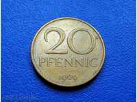 Γερμανία 20 Pfennig GDR - 1969