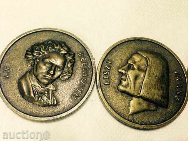 Lot limited bronze plaques - 5