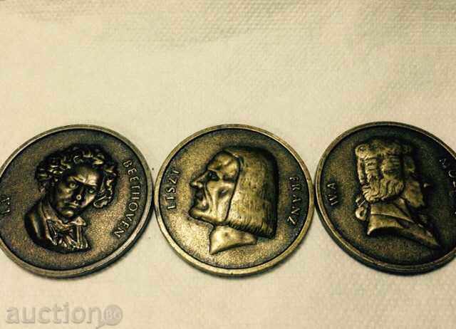 Лот лимитирани бронзови плакети