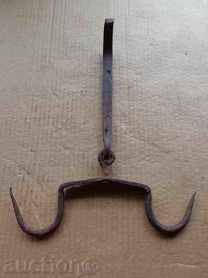 Forged buttock, hook, wrought iron