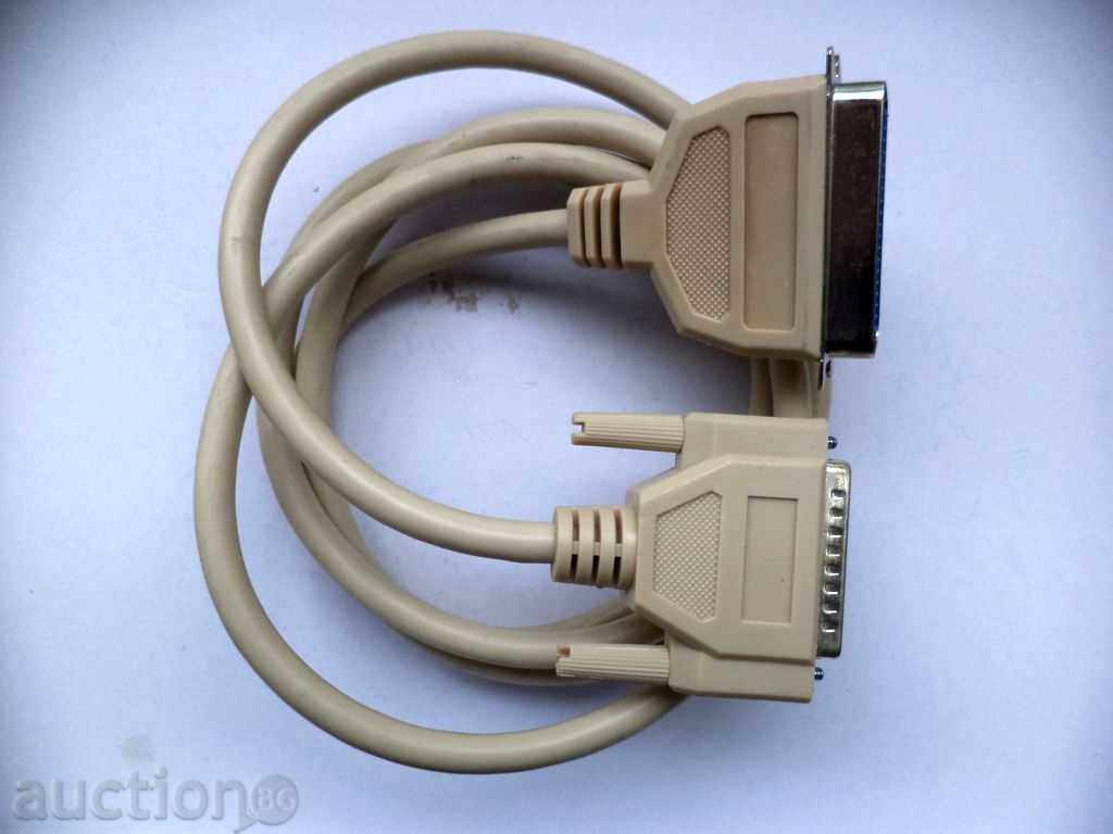Printer Cable Parallel LPT 1.7m DSUB 25M Centronics 36M