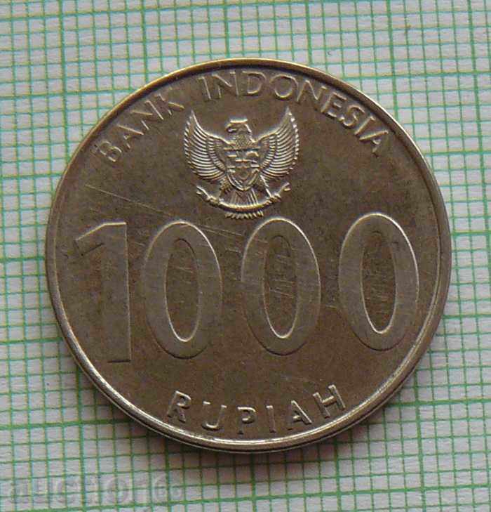 1000 рупии 2010 г. Индонезия