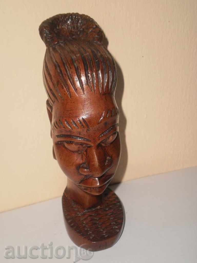 Head of a woman with an authentic ebony hairstyle with price 129.00 BGN | € 65.96