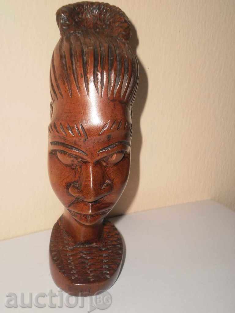 Delivery of Head of a woman with an authentic ebony hairstyle