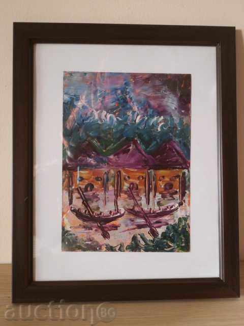 Auction Oil painting series from Africa-11 Auction Oil painting series from Africa-11