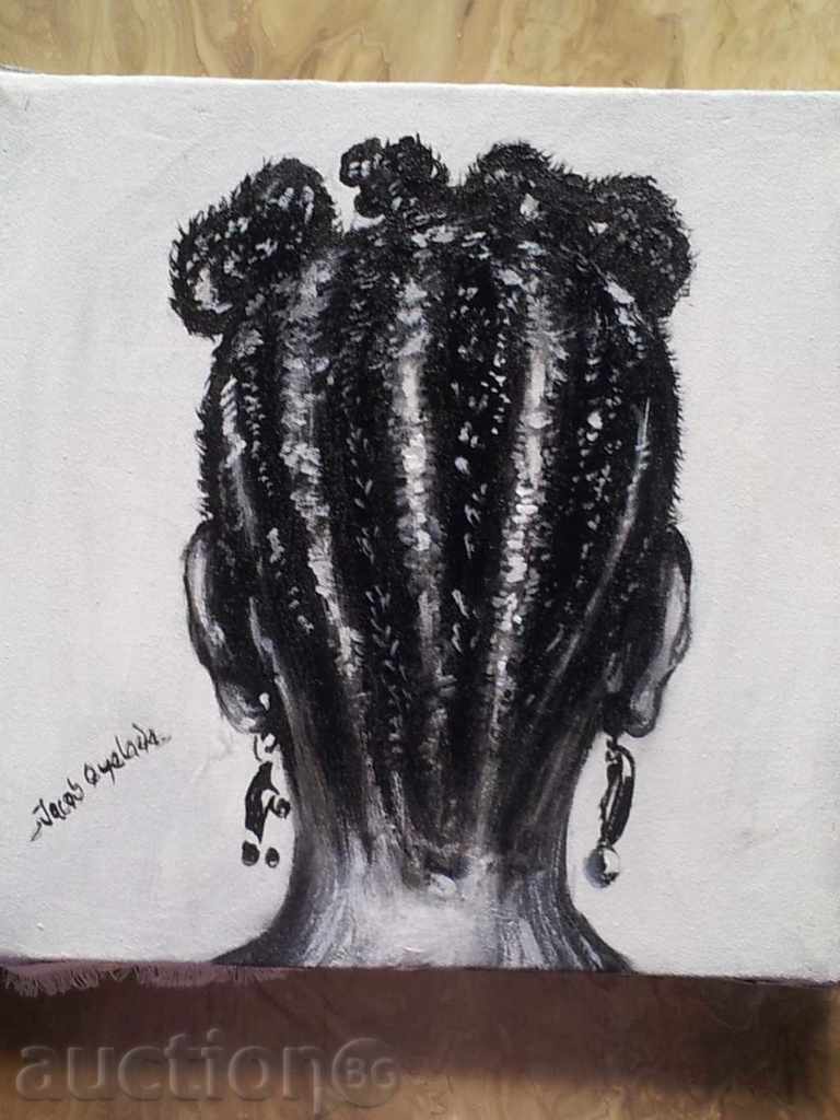 Clasice stil african seria-1 pictură în ulei