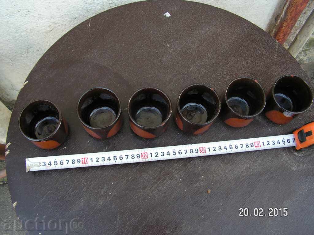 4872. SERVICE WATCHES FOR WINE-GRAINED CERAMICS with price 9.00 BGN | € 4.60 4872. SERVICE WATCHES FOR WINE-GRAINED CERAMICS with price 9.00 BGN | € 4.60