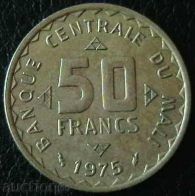 50 Franc 1975, Mali
