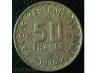 50 франка 1975, Мали