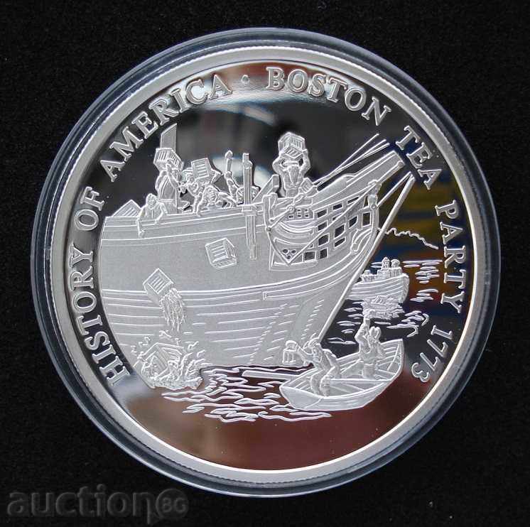 (¯ '' • .¸ 1 κέρμα-μετάλλιο 2007 "ΙΣΤΟΡΙΑ ΤΗΣ ΑΜΕΡΙΚΗΣ" UNC '´ ¯)