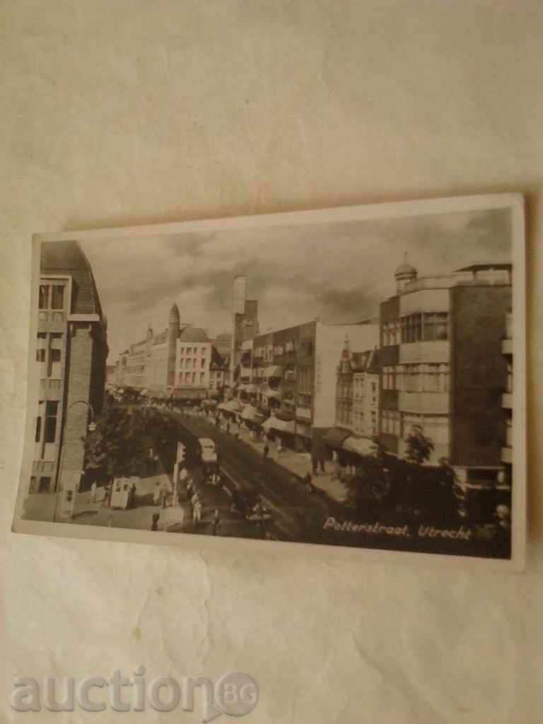 Postcard Utrecht Potterstraat 1950