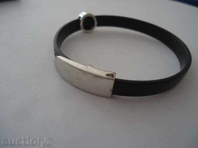 ΓΥΝΑΙΚΕΣ βραχιόλια σιλικόνης και ασήμι - 6