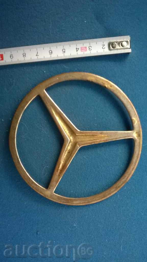 Old emblem of Mercedes-METAL car with price 28.00 BGN | € 14.32