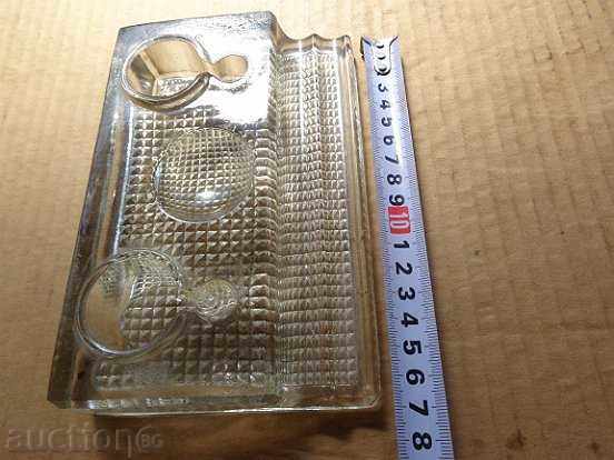 Δημοπρασία Παλιά γυάλινο μπουκάλι γυάλινο μελανοδοχείο