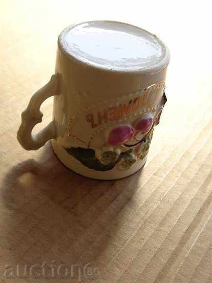 Old porcelain cup, porcelain, service - 7 Old porcelain cup, porcelain, service - 7