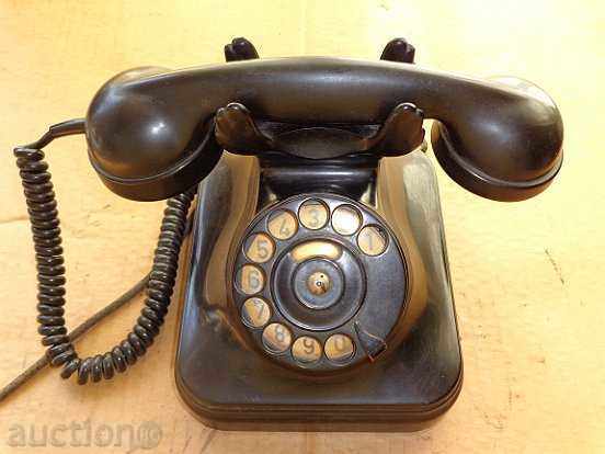 Стар бакелитен телефон, домофон, телефонен апарат
