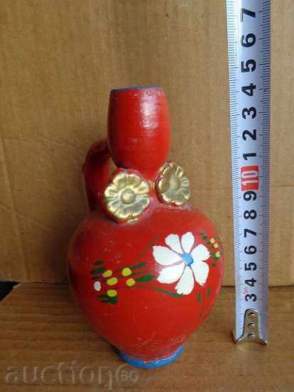 Παλιό πολύχρωμο κανάτι, στάμνα, βαρδουλάκι, κεραμικό - 5 Παλιό πολύχρωμο κανάτι, στάμνα, βαρδουλάκι, κεραμικό - 5