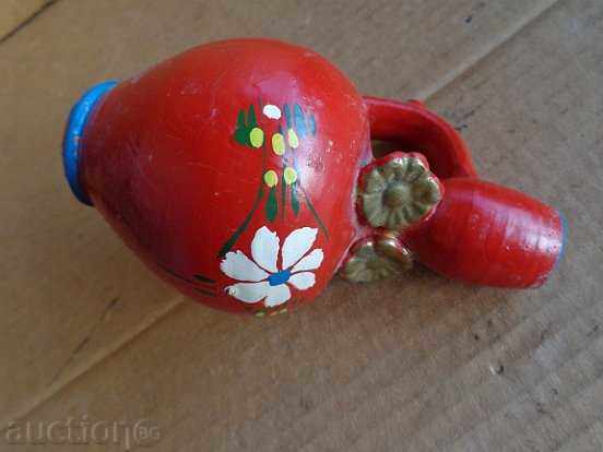 Παλιό πολύχρωμο κανάτι, στάμνα, βαρδουλάκι, κεραμικό - 6 Παλιό πολύχρωμο κανάτι, στάμνα, βαρδουλάκι, κεραμικό - 6