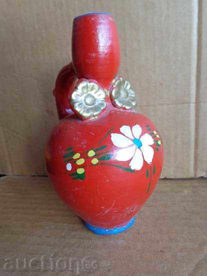 Παλιό πολύχρωμο κανάτι, στάμνα, βαρδουλάκι, κεραμικό Παλιό πολύχρωμο κανάτι, στάμνα, βαρδουλάκι, κεραμικό