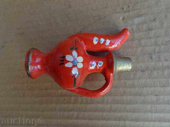 Аукцион Стара шарена стомничка, стомна, бърдуче, керамика Аукцион Стара шарена стомничка, стомна, бърдуче, керамика