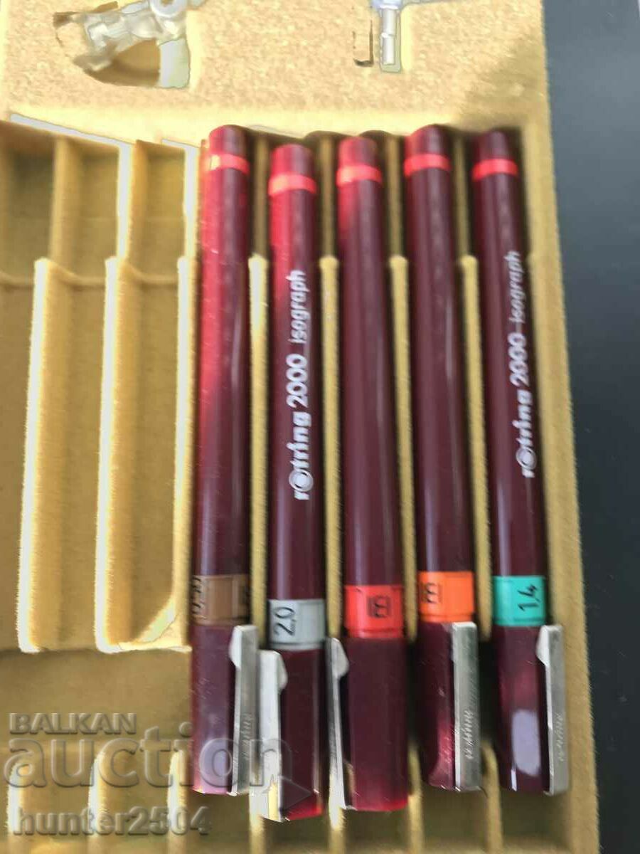 Auction Rapidographs Rotring2000-part of a set Auction Rapidographs Rotring2000-part of a set