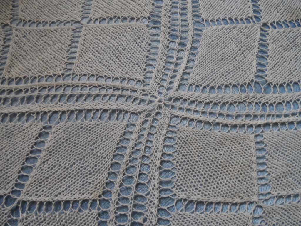 Hand knitted fabric - 7
