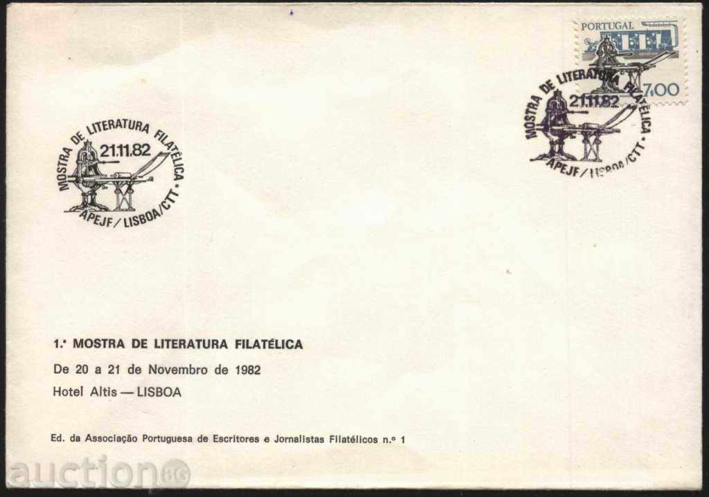 plic special expoziție filatelică 1972 din Portugalia