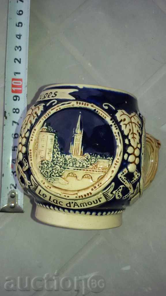 Auction mug glass mirrored retro vintage Auction mug glass mirrored retro vintage