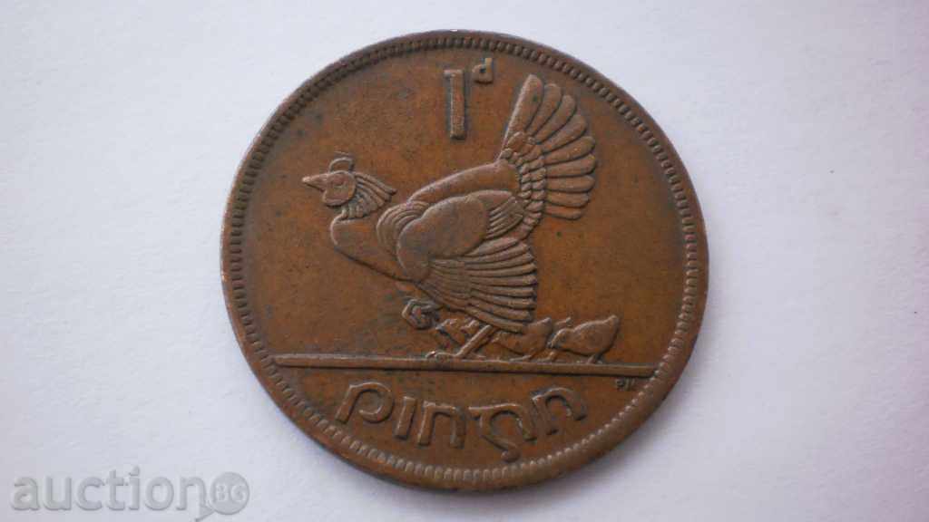 Eire 1 Penny 1942 Rare Coin