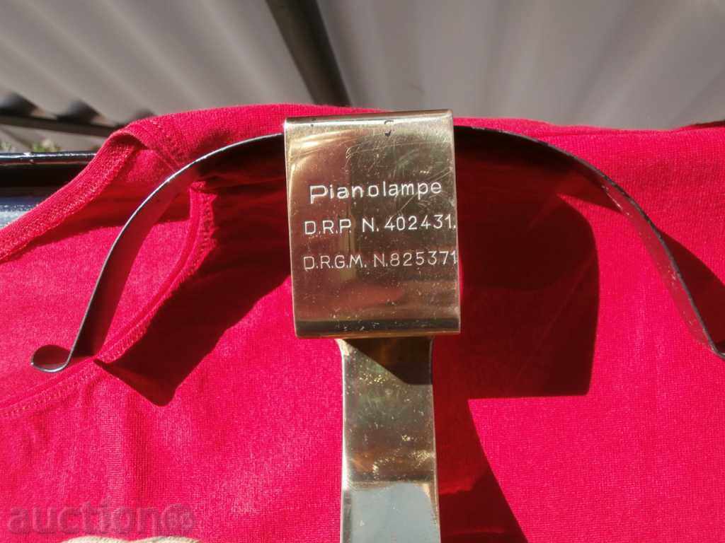 D.R.P.402431-D.R.G.M.825371-Piano Lampe with price 60.00 BGN | € 30.68 D.R.P.402431-D.R.G.M.825371-Piano Lampe with price 60.00 BGN | € 30.68